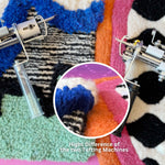 AK-DUO high pile tufting machine, close-up detail
