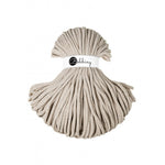 Bobbiny jumbo braided cotton cord, 9mm and 100m, in leopard print
