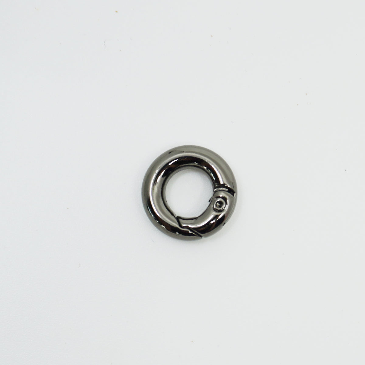 Carabiner rings - gun metal