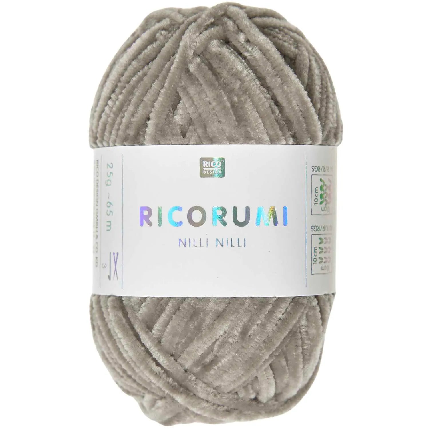 Beige Rico Design Ricorumi Nilli Nilli chenille yarn skein for amigurumi