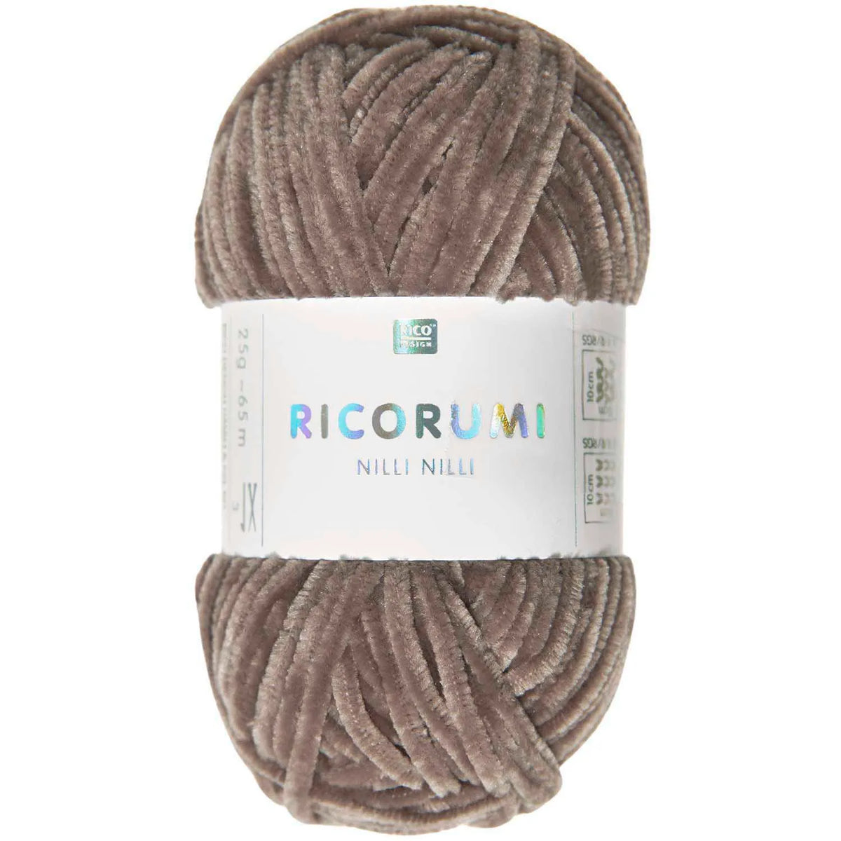 Rico Design Nilli Nilli nougat chenille yarn skein for amigurumi