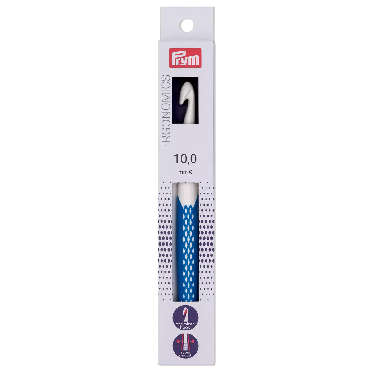 Crochet Hook - Ergonomics - 10mm - Prym