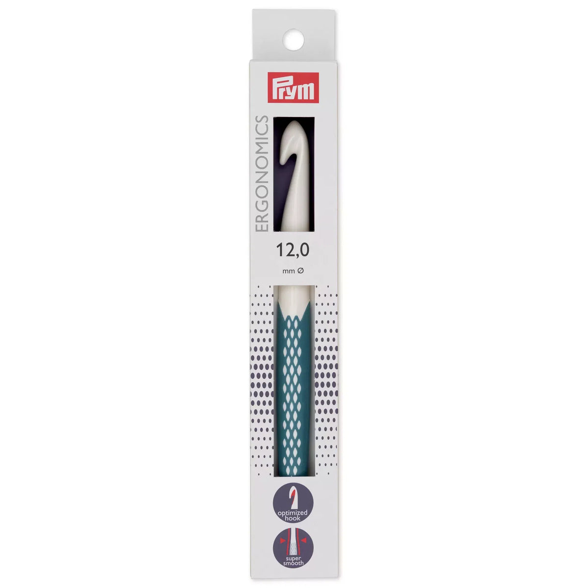 Crochet Hook - Ergonomics - 12mm - Prym