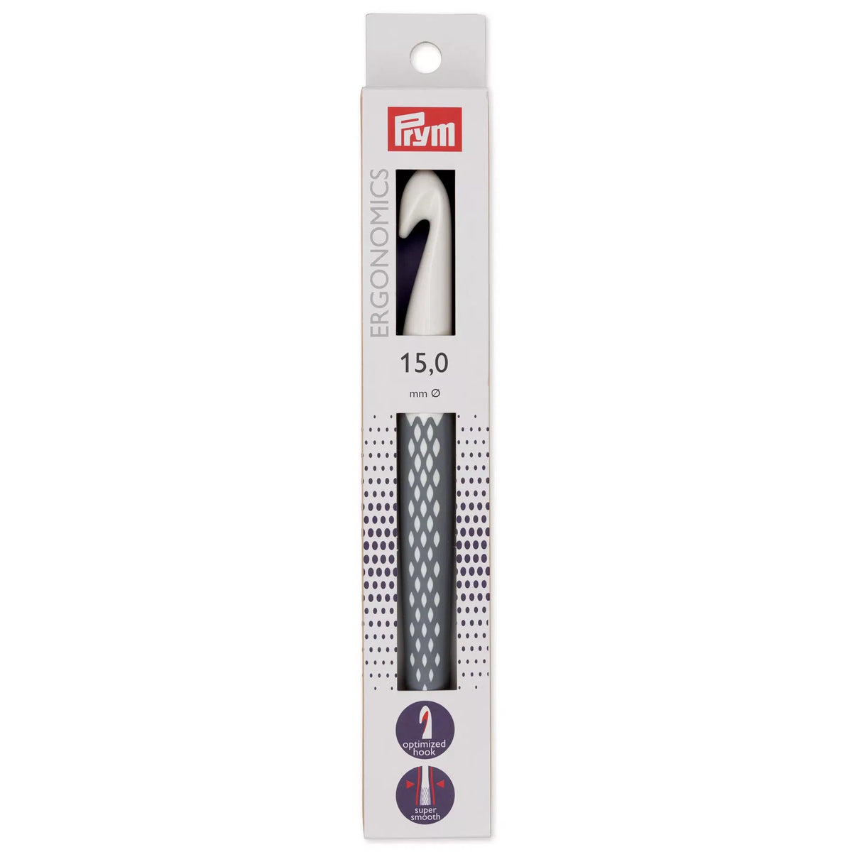 Crochet Hook - Ergonomics - 15mm - Prym
