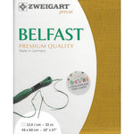 Belfast linen embroidery fabric in a soft colour