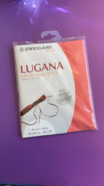 Embroidery Fabric - Lugana - coral (3835/4018) - Zweigart