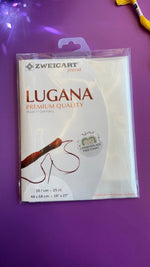 Embroidery Fabric - Lugana -white (3835/101) - Zweigart