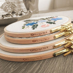 Nurge beech wood embroidery hoop with 24mm depth