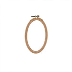 Rico oval embroidery hoop, portrait 10x16cm
