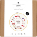 Kreuzstich-Stickset 'Birth Picture Mushroom', 20cm von Rico Design