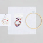 Kreuzstich-Stickset 'Birth Picture Mushroom', 20cm von Rico Design