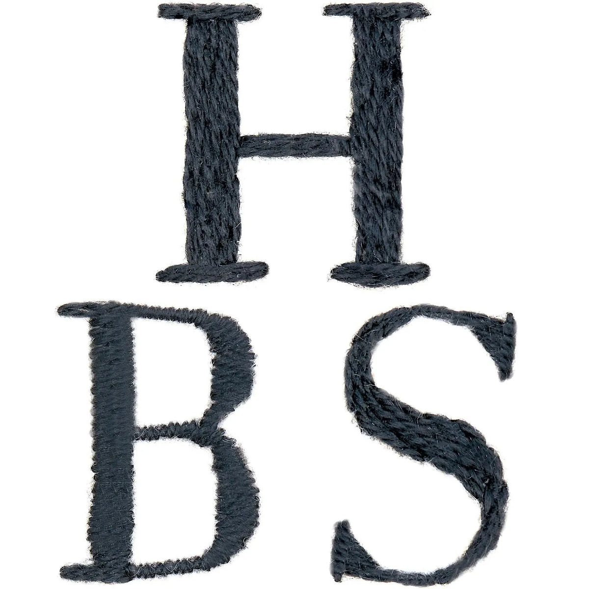 Traced embroidery kit 'Letters with Serifes' by Rico Design