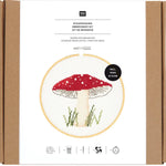 Kreuzstich-Stickset 'Mushroom', 15cm von Rico Design