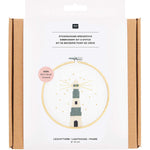 Cross-stitch embroidery kit 'lighthouse', 15cm by Rico Design