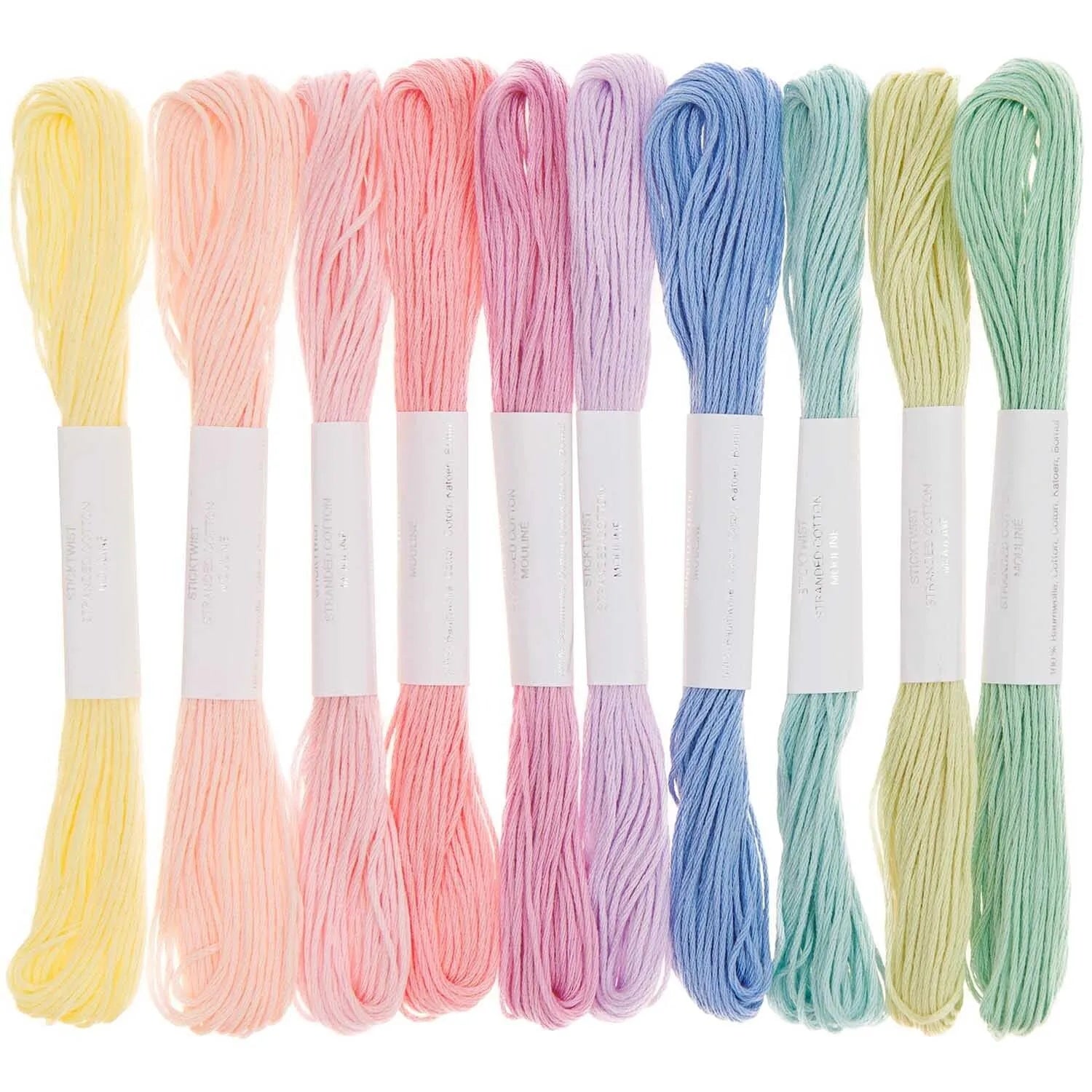 Embroidery thread set in ice cream, 10 skeins by Rico Design