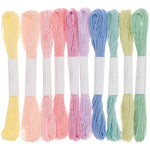 Embroidery thread set in ice cream, 10 skeins by Rico Design