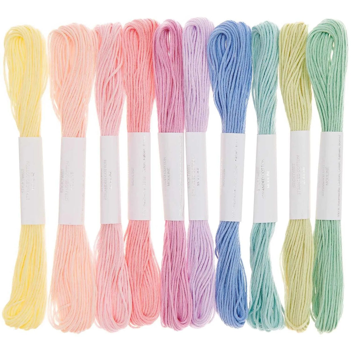 Embroidery thread set in ice cream, 10 skeins by Rico Design