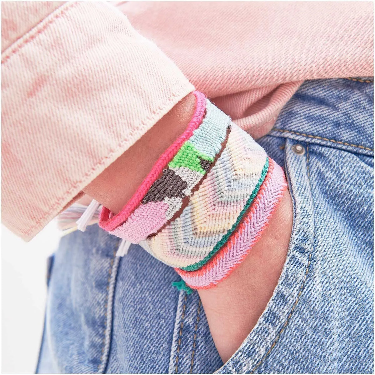Embroidery thread set in pastel, 10 skeins by Rico Design