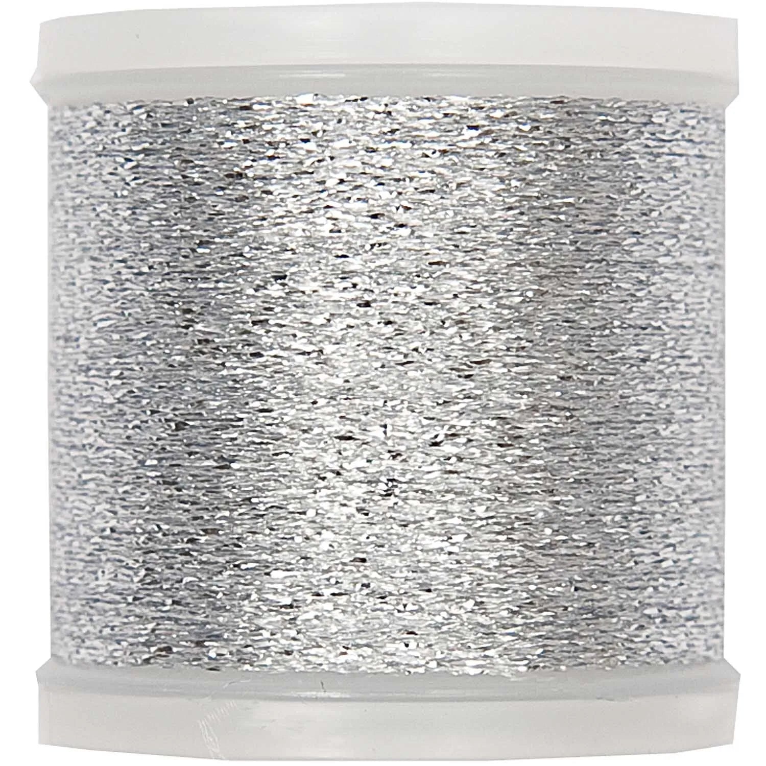 Metallic-Stickgarn in silver, 200m von Rico Design