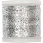 Rico Design silver metallic embroidery thread spool