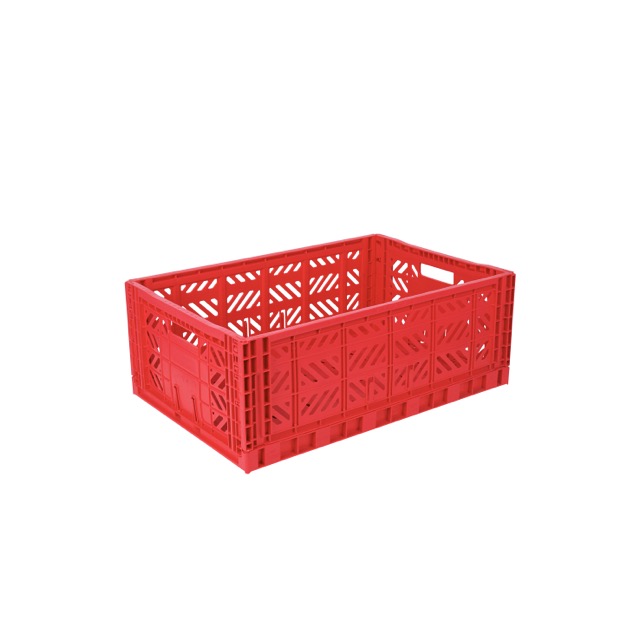 Aykasa Maxi foldable crate in Red