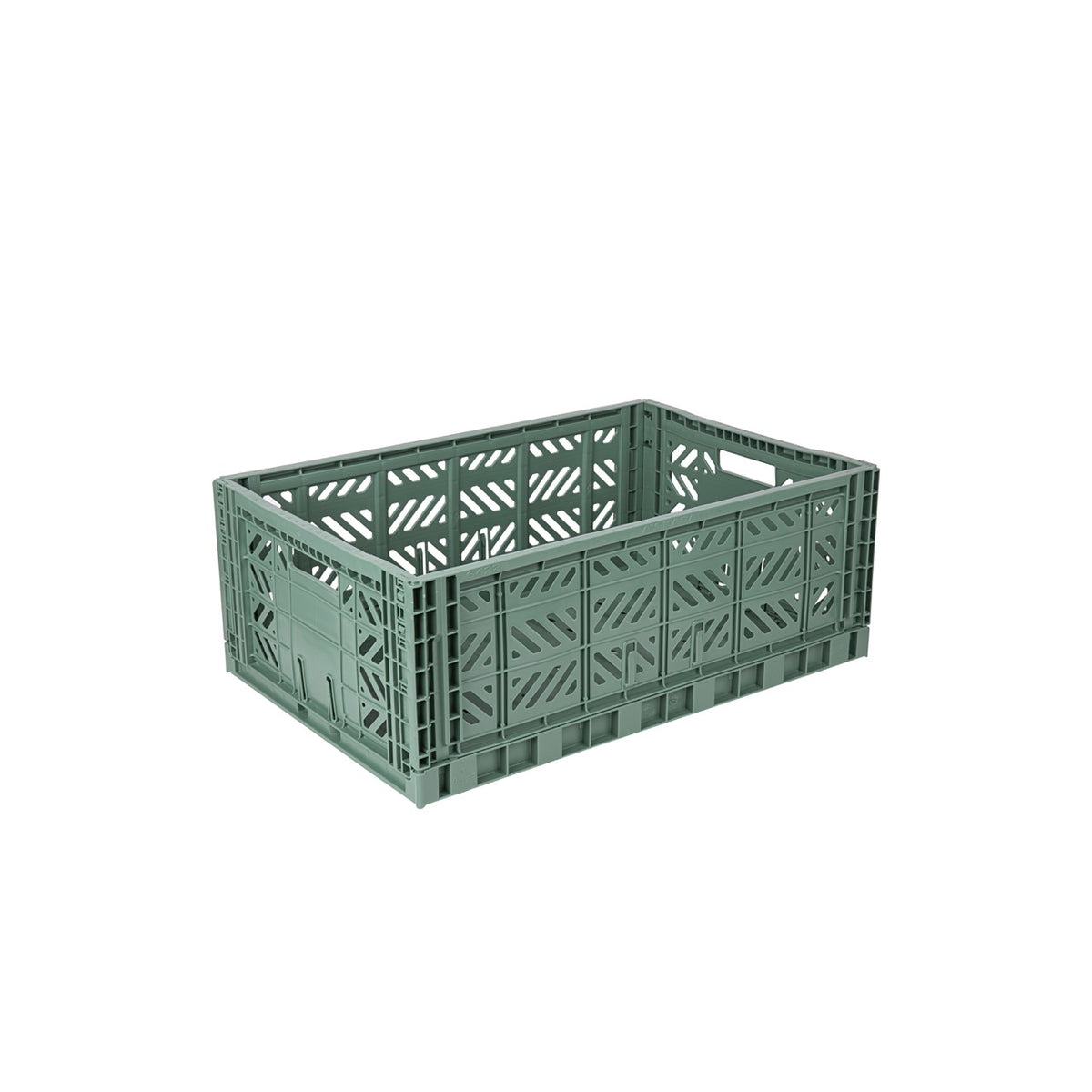 Aykasa Maxi foldable crate in Almond Green