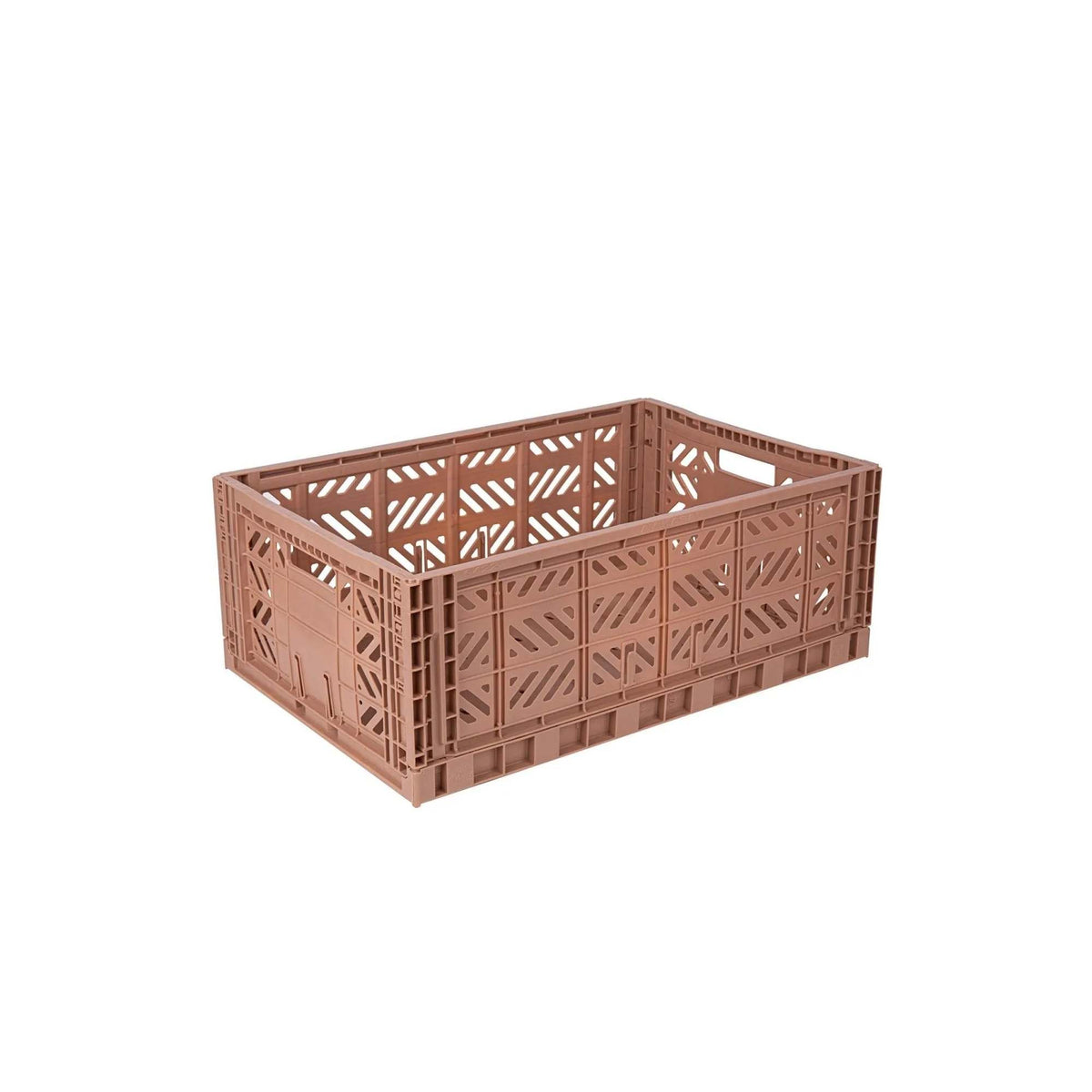 Aykasa Maxi foldable crate in Warm Taupe