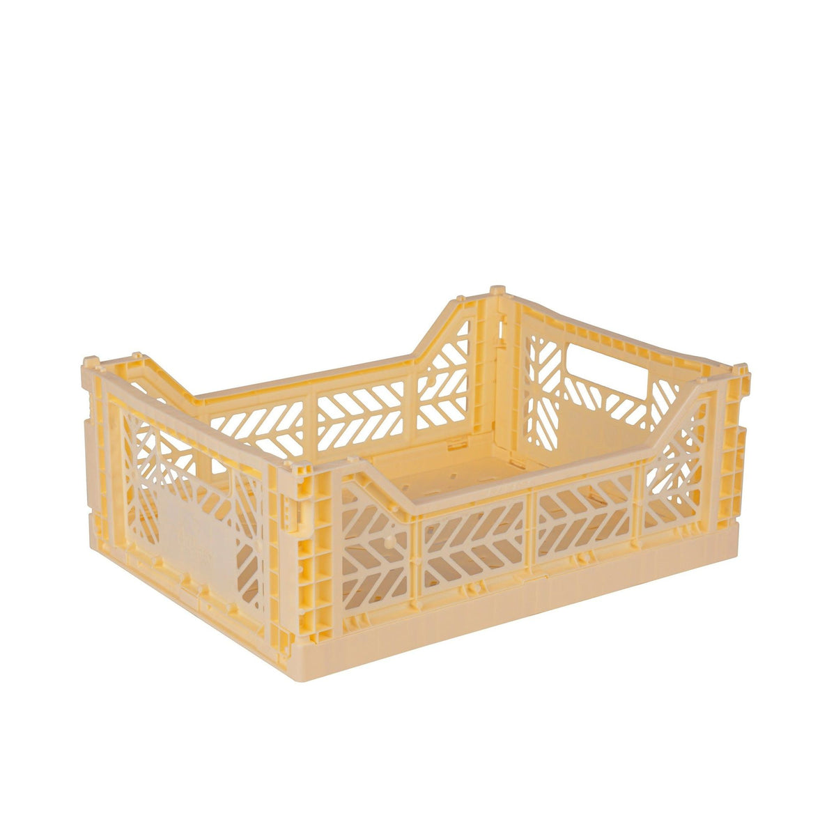 Aykasa Midi foldable crate in Banana