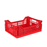 Aykasa Midi foldable crate in Red