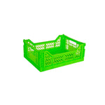 Aykasa Midi foldable crate in Neon Green