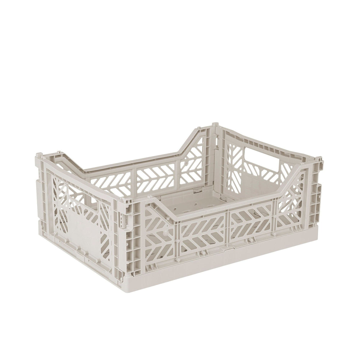 Foldable Crate - Midi - 40 x 30 x 14.5cm - recycled plastic - Aykasa