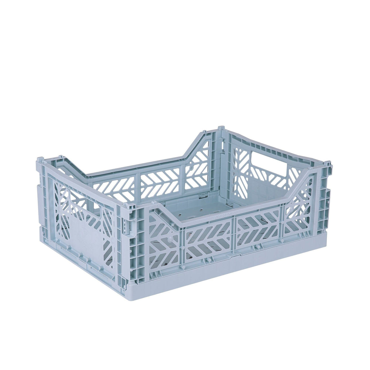 Foldable Crate - Midi - 40 x 30 x 14.5cm - recycled plastic - Aykasa