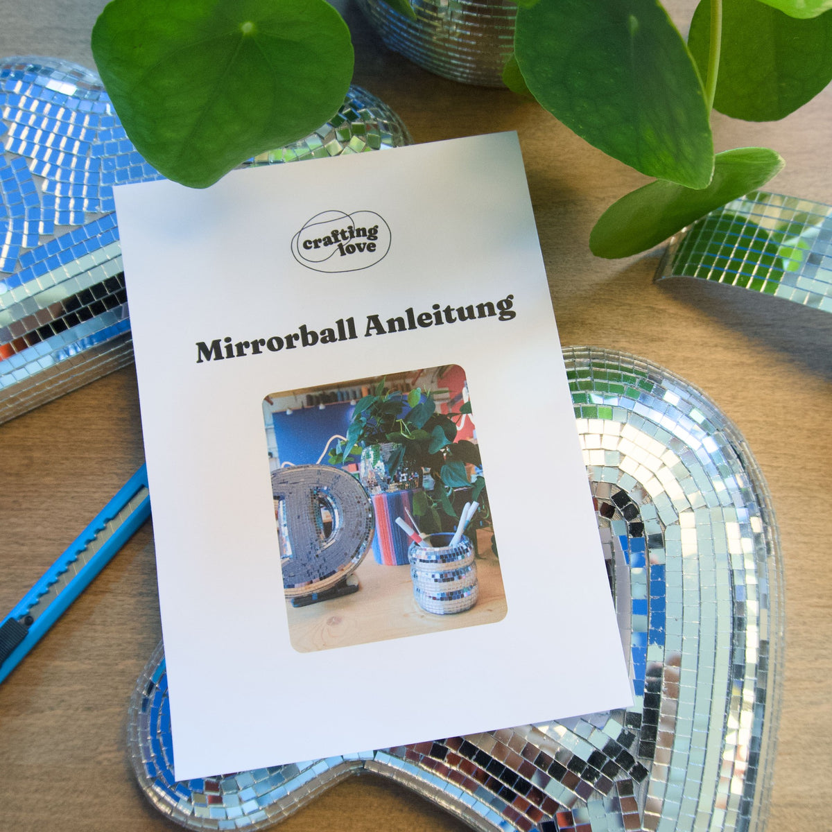 Free Tutorial for mirrorball objects - german - Craftinglove