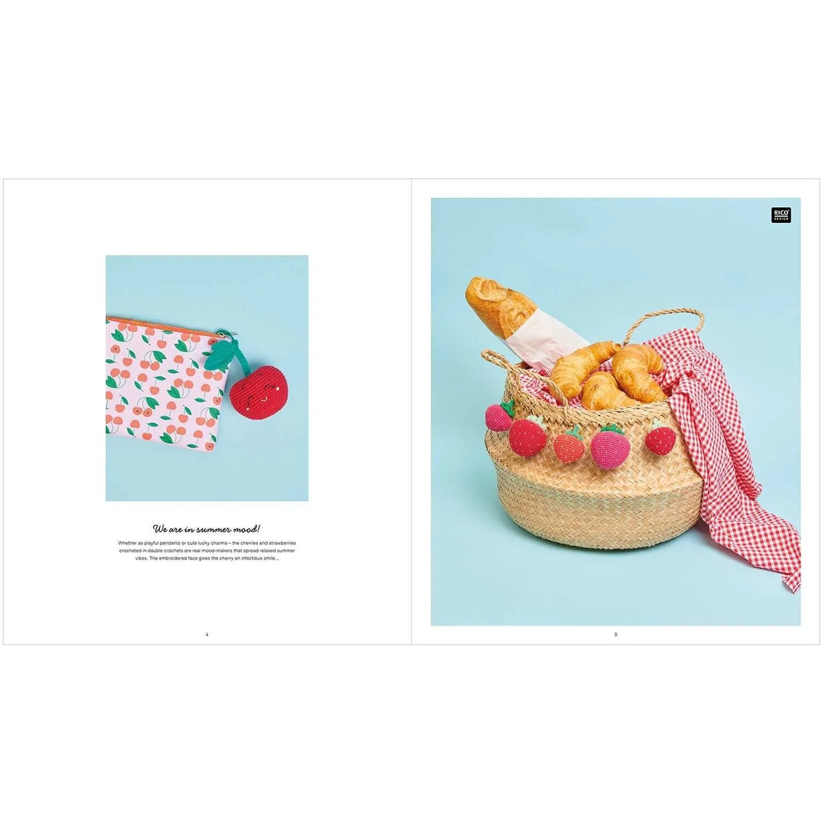 Ricorumi Häkelbuch 'Just Bees + Fruits + Flowers' auf Deutsch von Rico Design