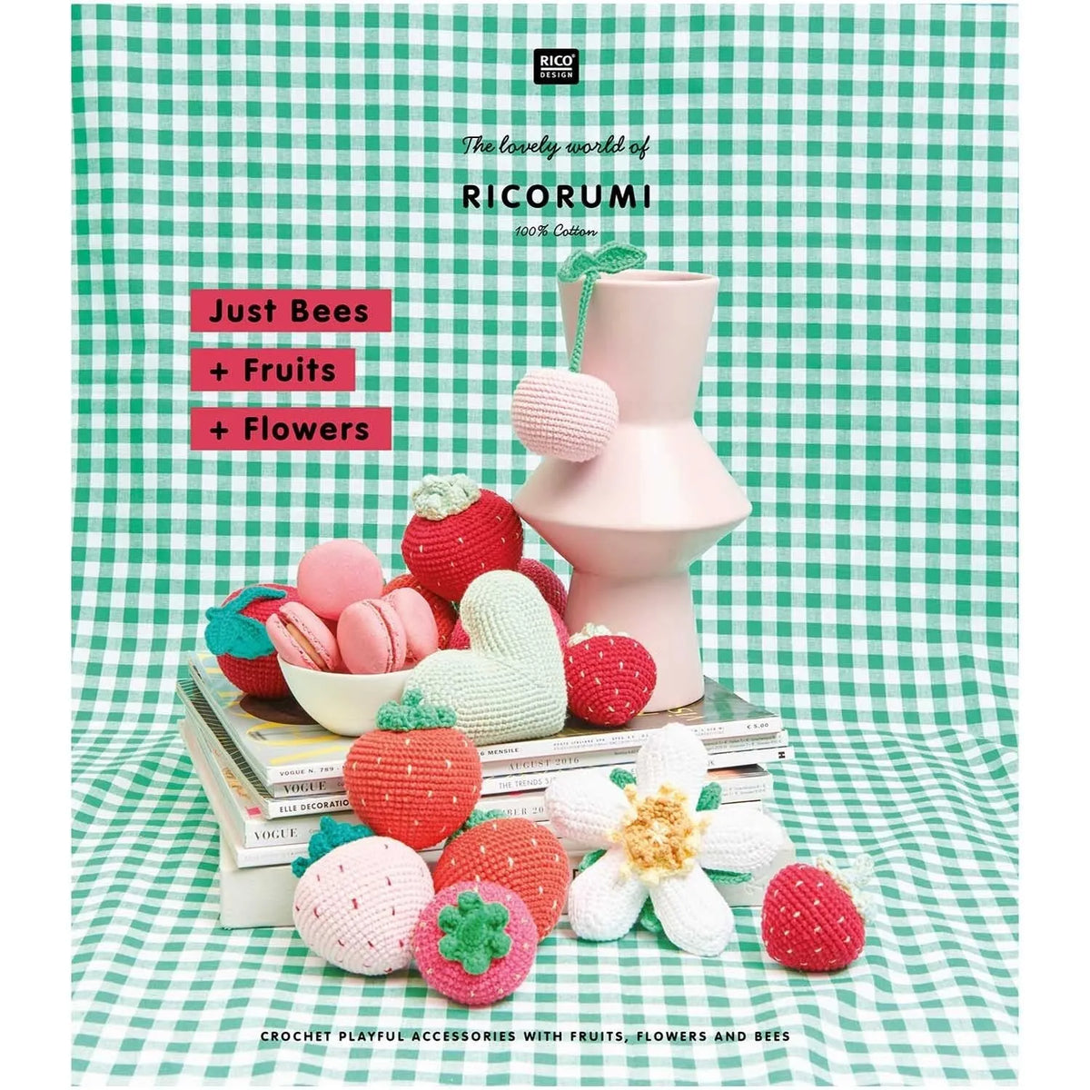 Ricorumi Häkelbuch 'Just Bees + Fruits + Flowers' auf Deutsch von Rico Design