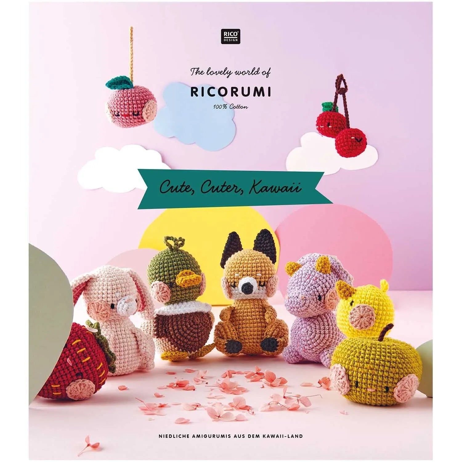 Ricorumi crochet book 'Kawaii' in German by Rico Design