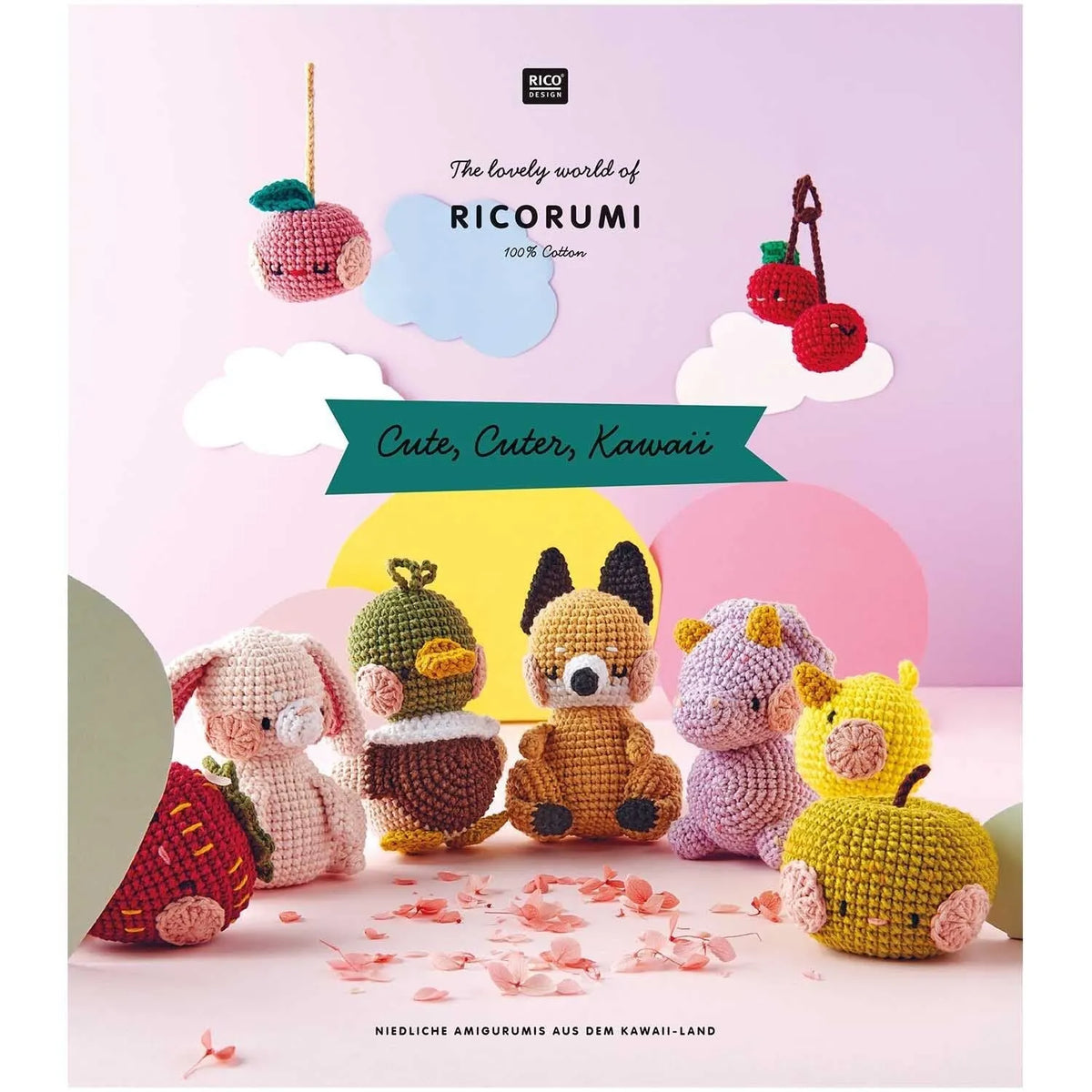 Ricorumi crochet book 'Kawaii' in German by Rico Design
