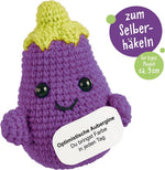 Topp crochet kit, Emotional Support Veggies aubergine