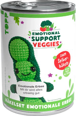 Topp crochet kit, Emotional Support Veggies pea