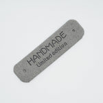 Handmade Label - faux lether - 5,5 x 1,5 cm