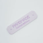 Handmade Label - faux lether - 5,5 x 1,5 cm