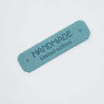Handmade Label - faux lether - 5,5 x 1,5 cm
