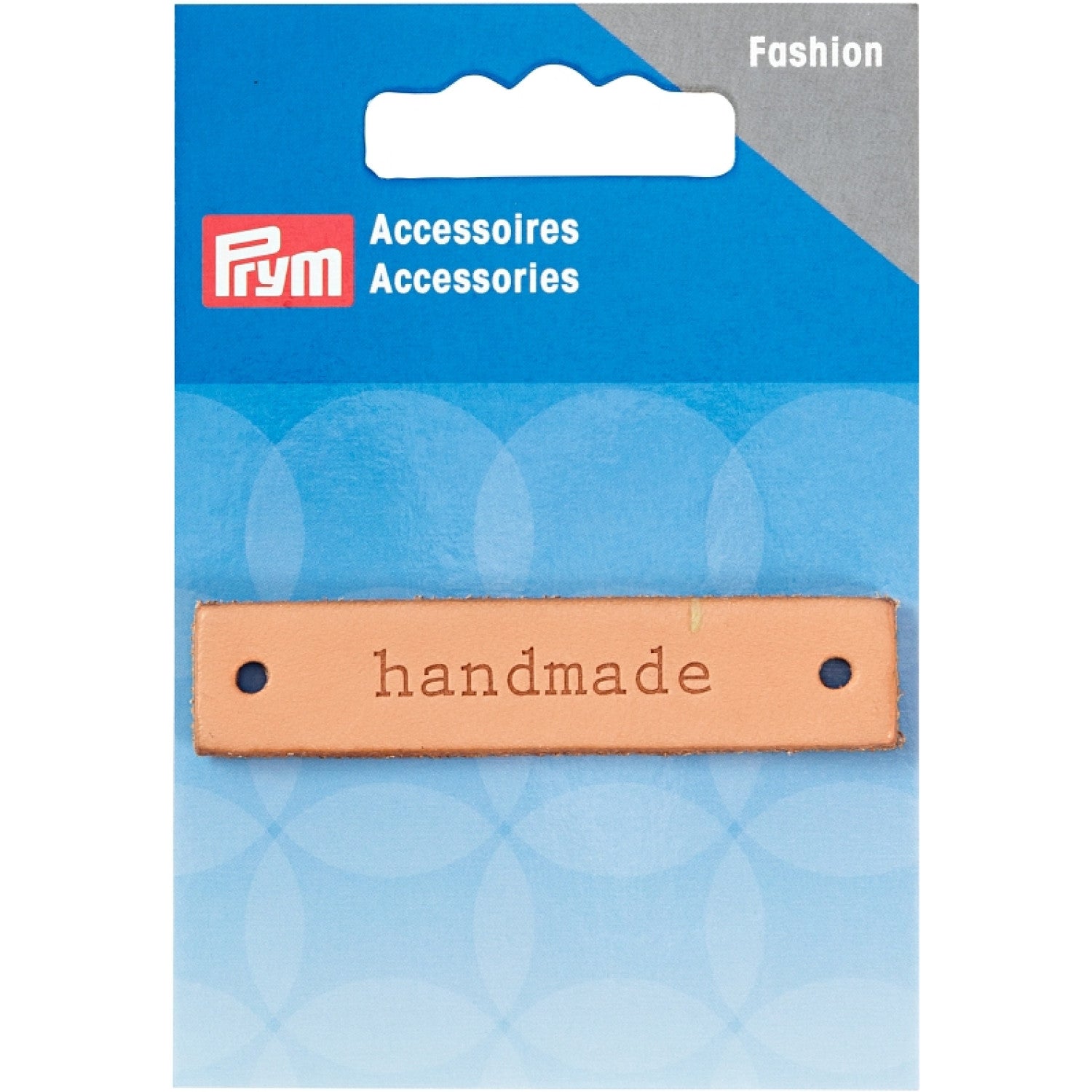 Prym handmade leather label for finished pieces