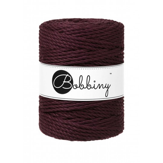 Macrame 3ply Rope - 5mm - 100m - cotton - Bobbiny