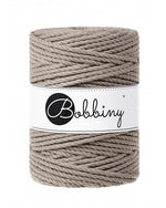 Macrame 3ply Rope - 5mm - 100m - cotton - Bobbiny