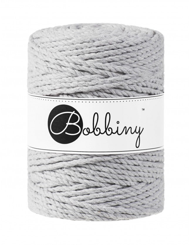Macrame 3ply Rope - 5mm - 100m - cotton - Bobbiny