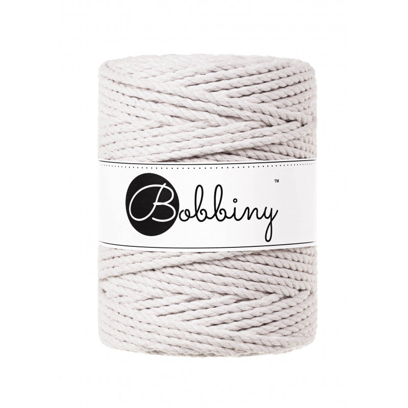 Macrame 3ply Rope - 5mm - 100m - cotton - Bobbiny