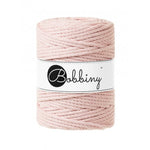Bobbiny 3-ply macramé rope, 5mm and 100m, in pine green