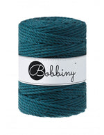 Macrame 3ply Rope - 5mm - 100m - cotton - Bobbiny