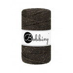 Bobbiny Makramee-Baumwollkordel, 3mm und 100m, in Golden Espresso